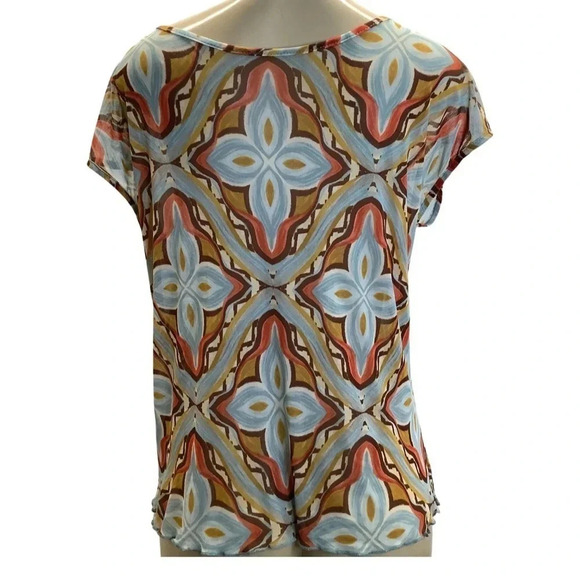 Cha Cha Vente Size Medium Hi Low Style Mesh Top. New Without Tag - Picture 2 of 5